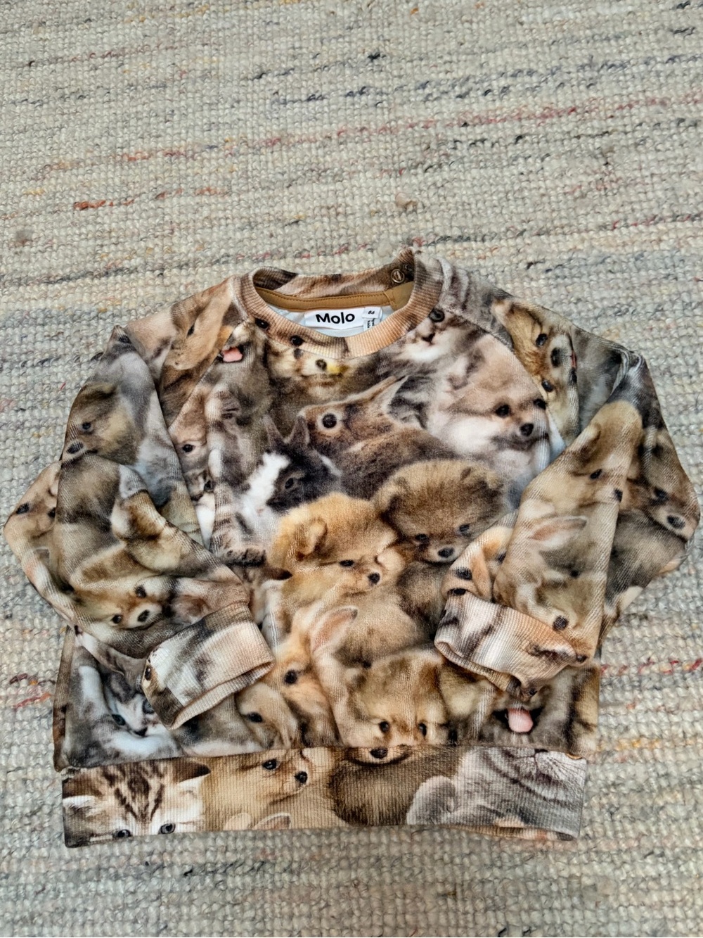 Molo kids fuzzy sweater